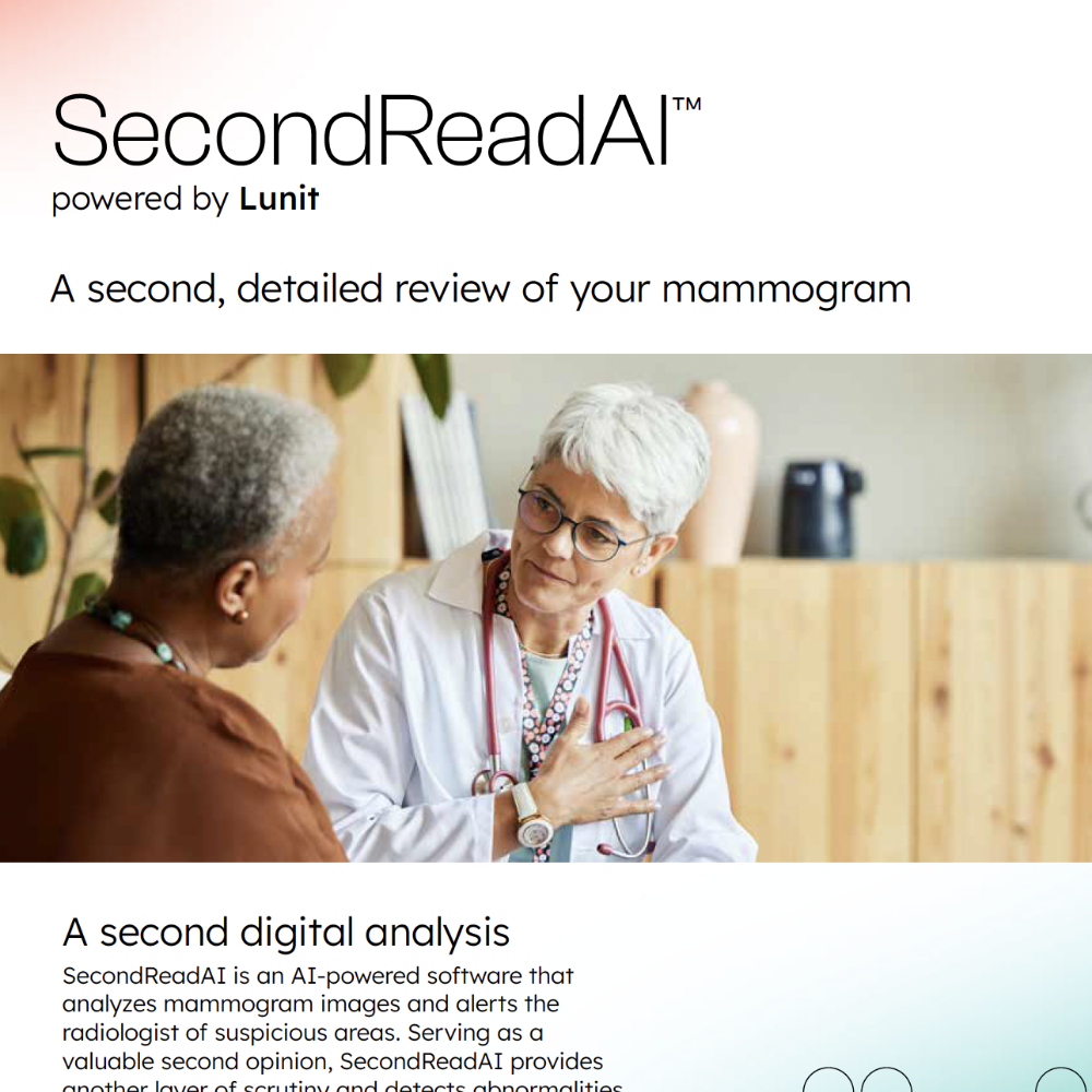 Patient brochure - EHR digital layout
